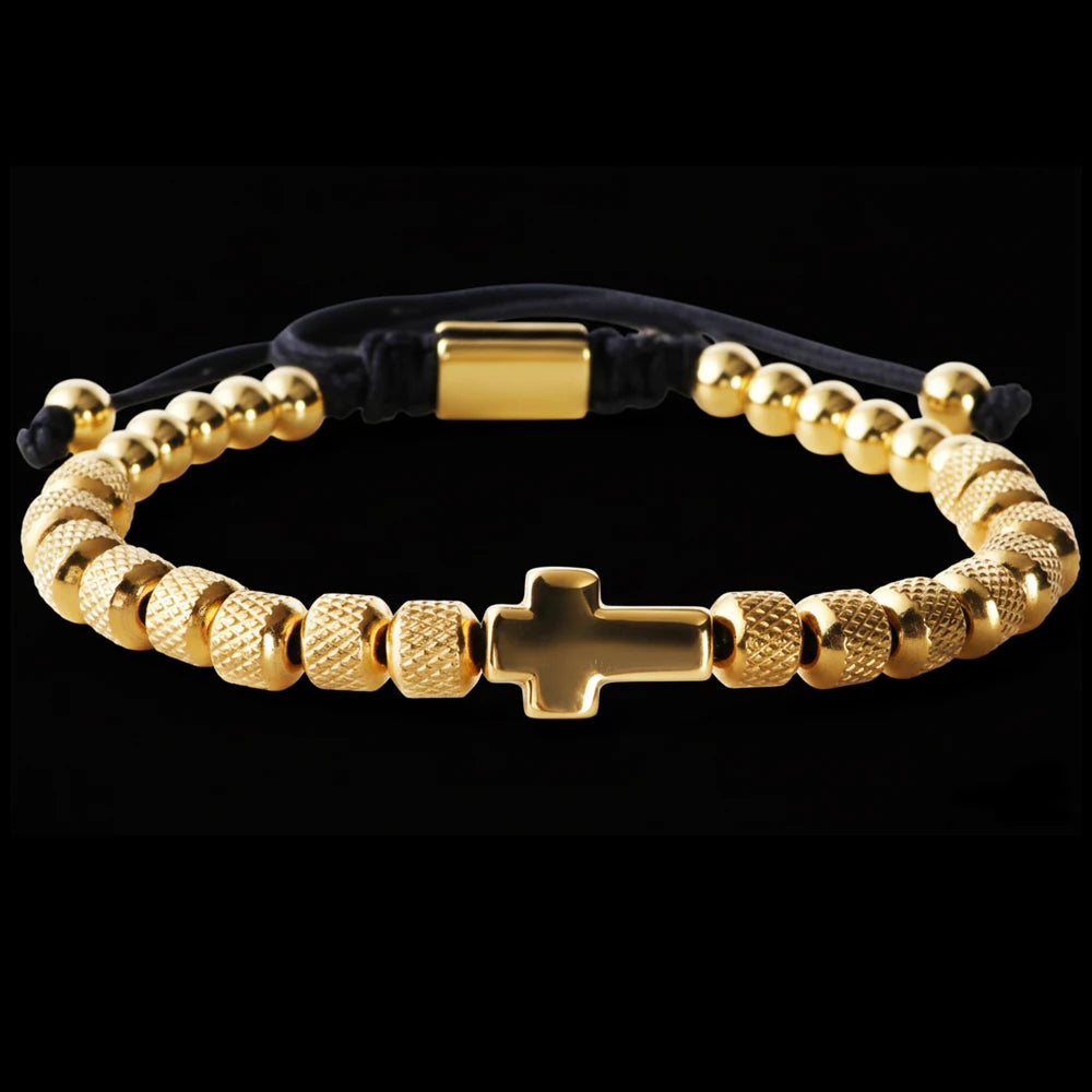 Charm Bracelet Cross Stainless Steel