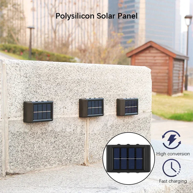 Outdoor Solar LED Wall Light – Waterproof