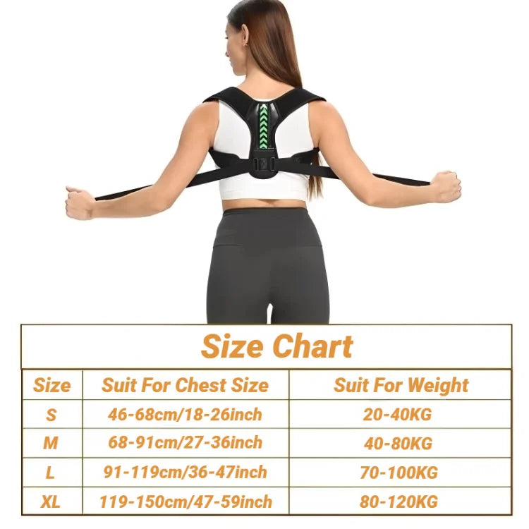Adjustable Posture Corrector – Breathable Shoulder Support