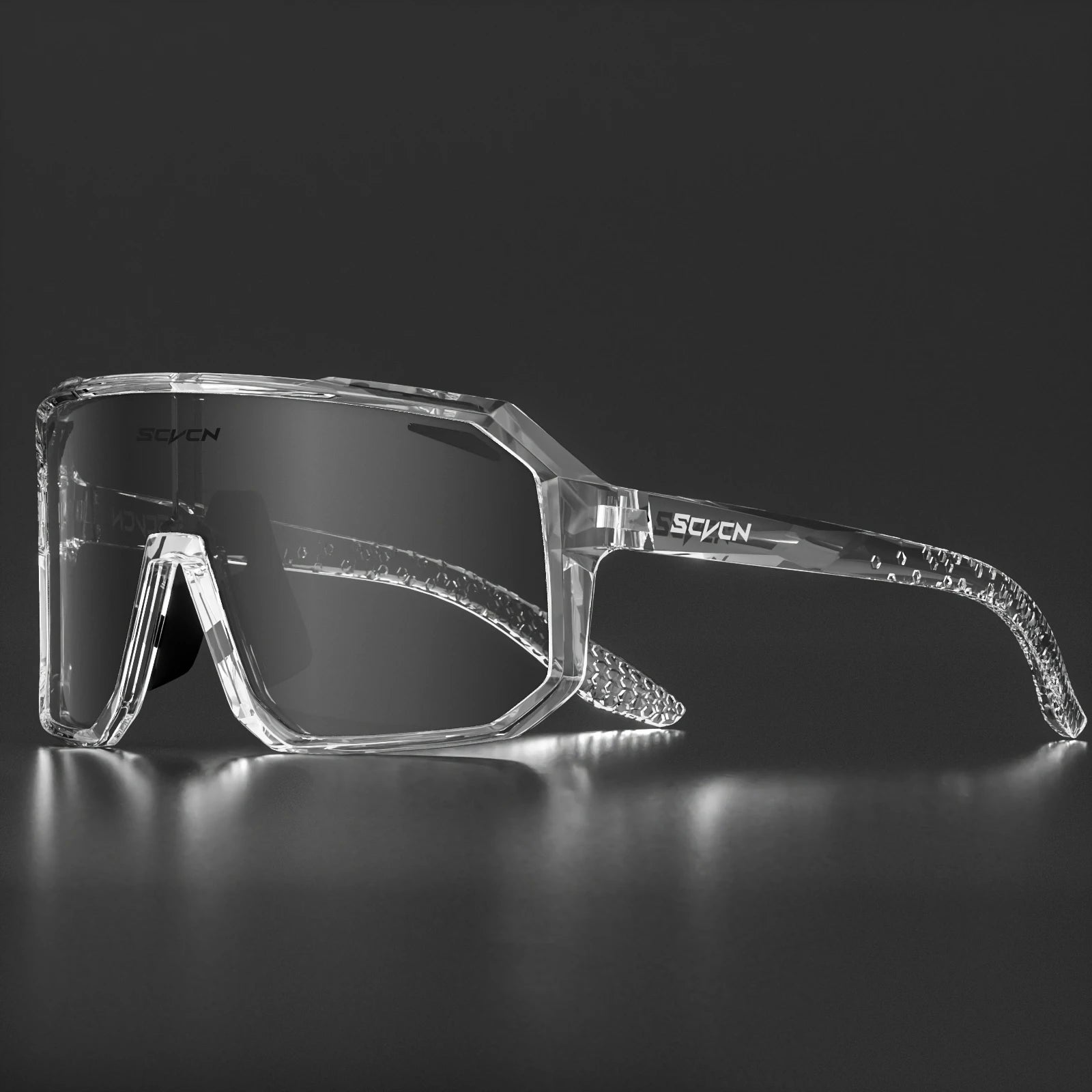 Photochromic Cycling Sunglasses — UV400 Protection, TR-90 Frame, Unisex Sports Eyewear