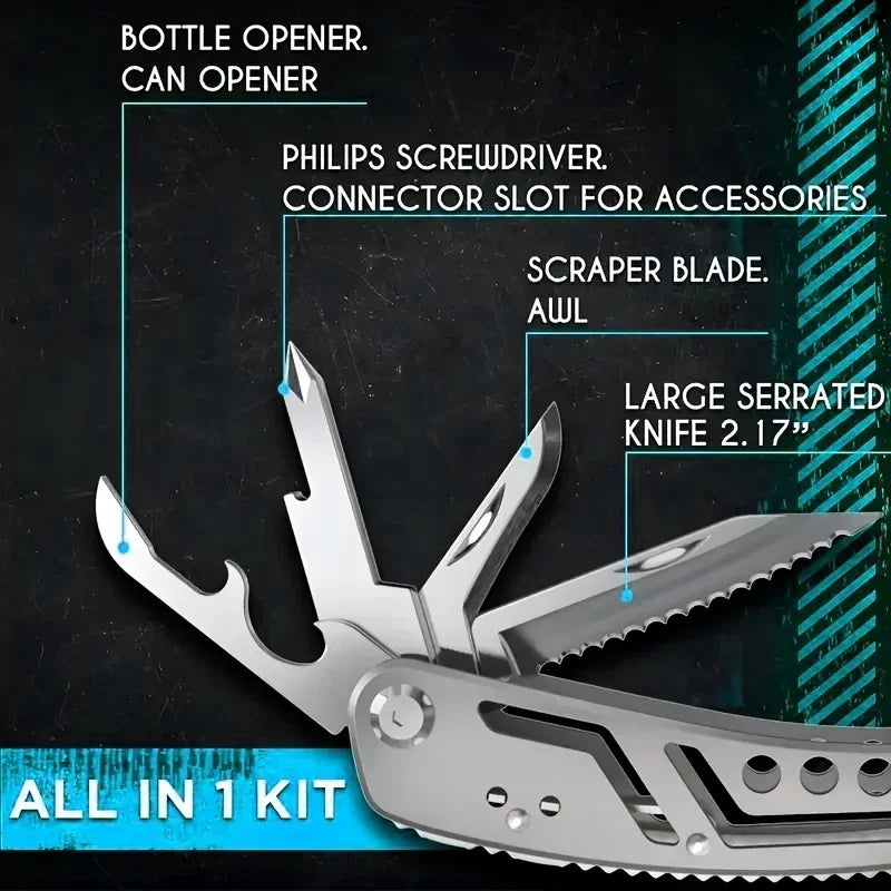 24-in-1 Multitool – Compact Multi-Function Tool