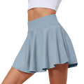 Women's High Waist Pleated Skirt with Inner Pocket