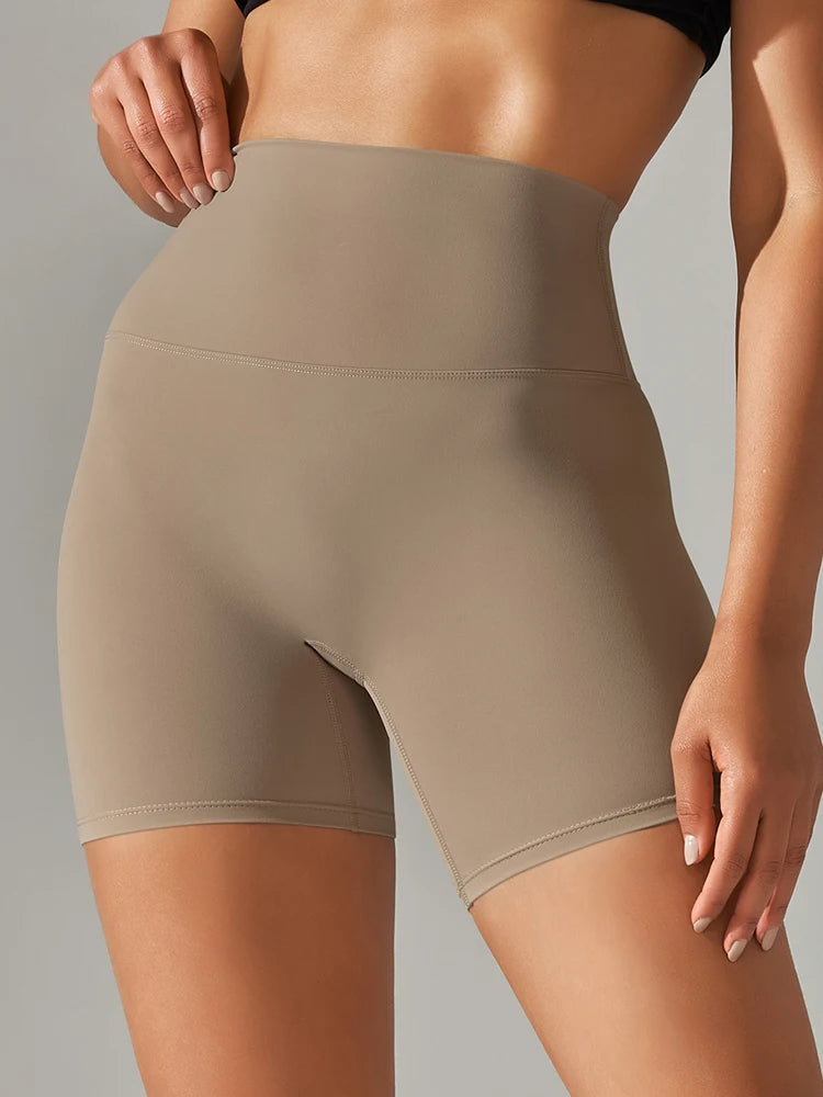 Women's High-Waist Yoga Shorts | Squat-Proof & Quick-Dry