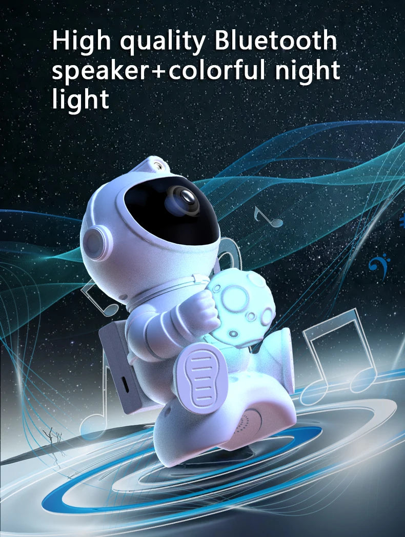 Astronaut Star Projector with Bluetooth Speaker