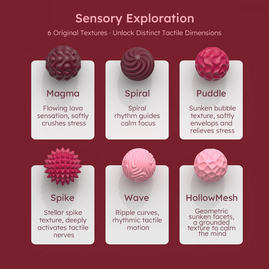 Magnetic Silicone Fidget Balls – Stress Relief & Focus Toy