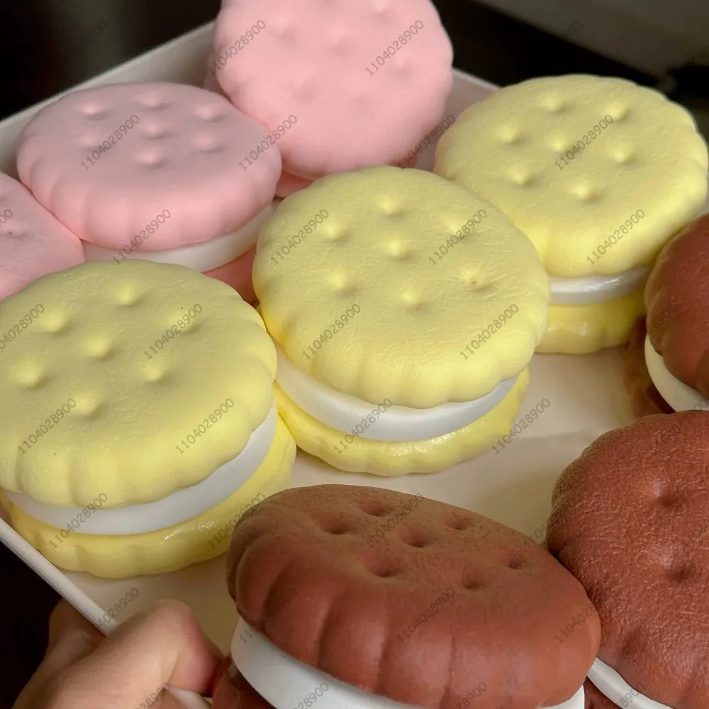 Realistic Mousse Cake Squishy Toy – Slow-Rising Stress Reliever