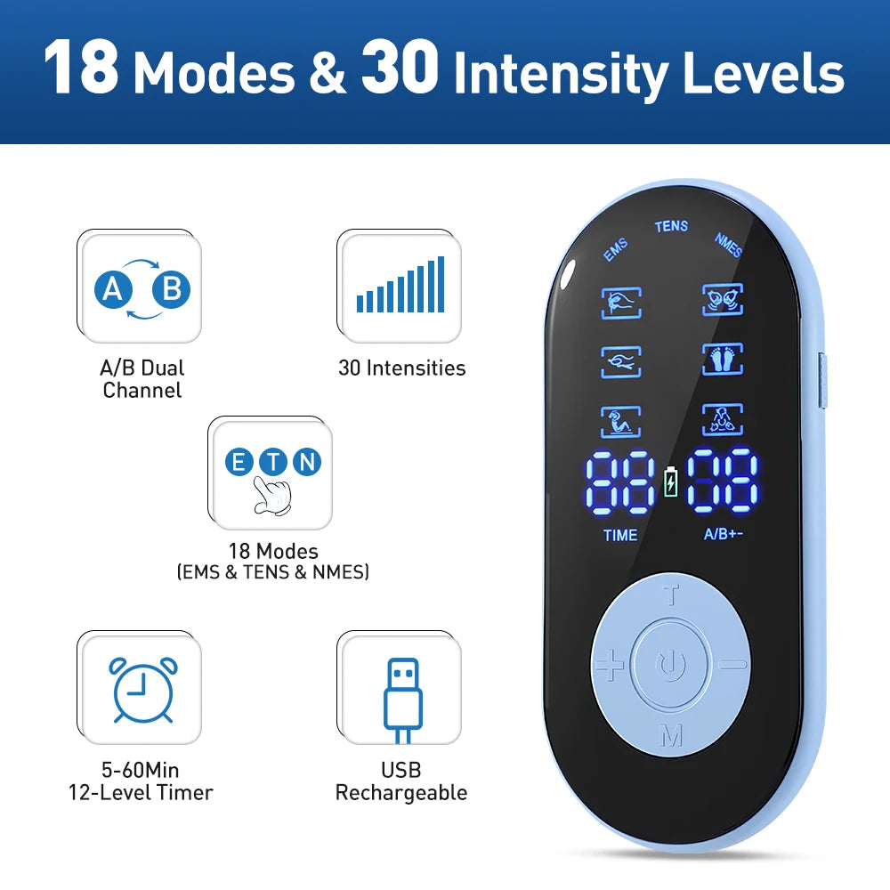 EMS Acupuncture Body Massage Stimulator