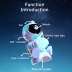 Astronaut Star Projector with Bluetooth Speaker