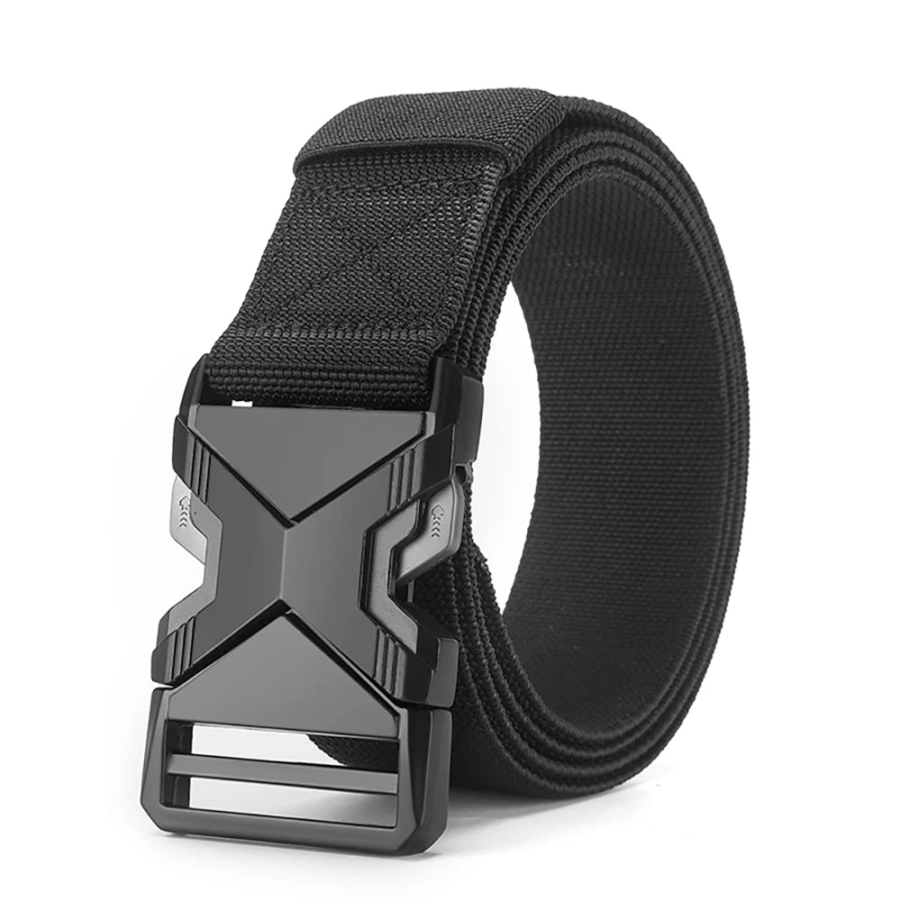 Men's Canvas Belt with Automatic Buckle — Casual, Everyday Style in 3 Colors