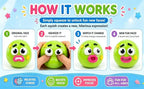 NEW Squishy Dog Face Toy — Slow Rise Stress Relief Squeeze Ball