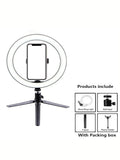 26cm Ring Light with Tripod Stand | Perfect Lighting for Selfies, Reels & Video Calls