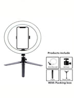 26cm Ring Light with Tripod Stand | Perfect Lighting for Selfies, Reels & Video Calls