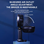 Portable Mini Fan With 5 Speeds