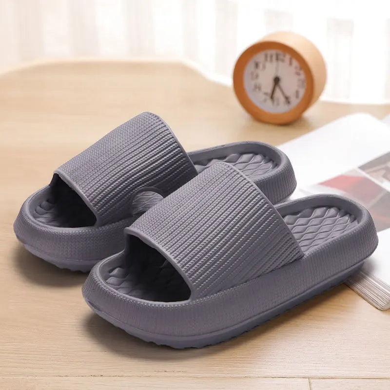 Women's Pillow Cloud Platform Slides — Thick Sole EVA Sandals