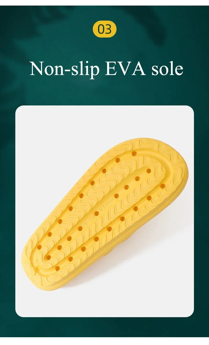 EVA Cloud Comfort Indoor Slippers – 4cm Thick Sole