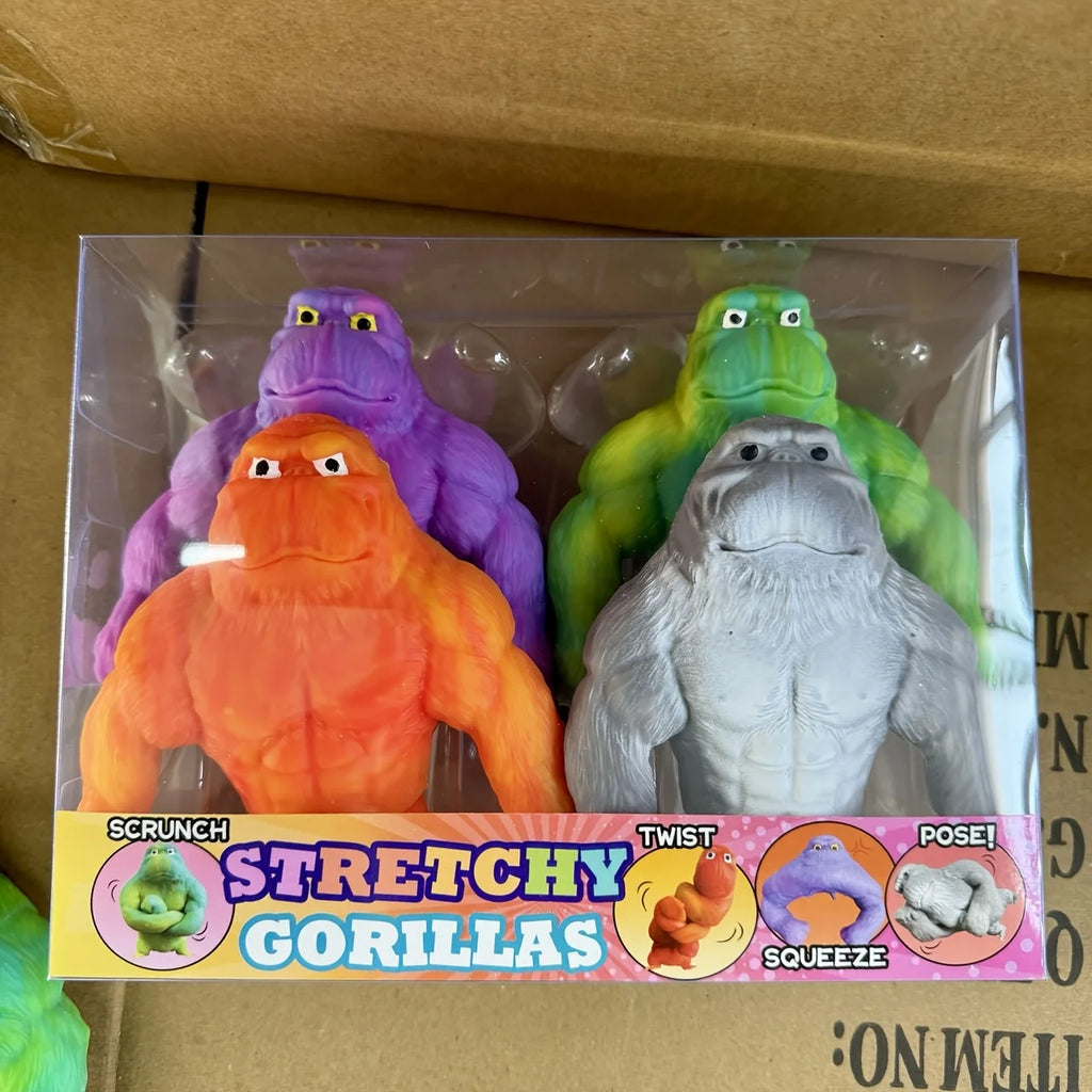 Stretchy Gorilla Monkey Fidget Toy – Squishy Stress & Anxiety Relief