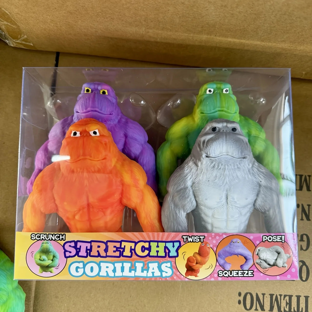 Stretchy Gorilla Monkey Fidget Toy – Squishy Stress & Anxiety Relief