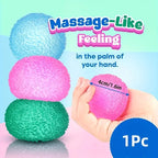 Multicolor Texture Ice Ball Squishy Fidget Toy — Soft Squeeze Stress Ball