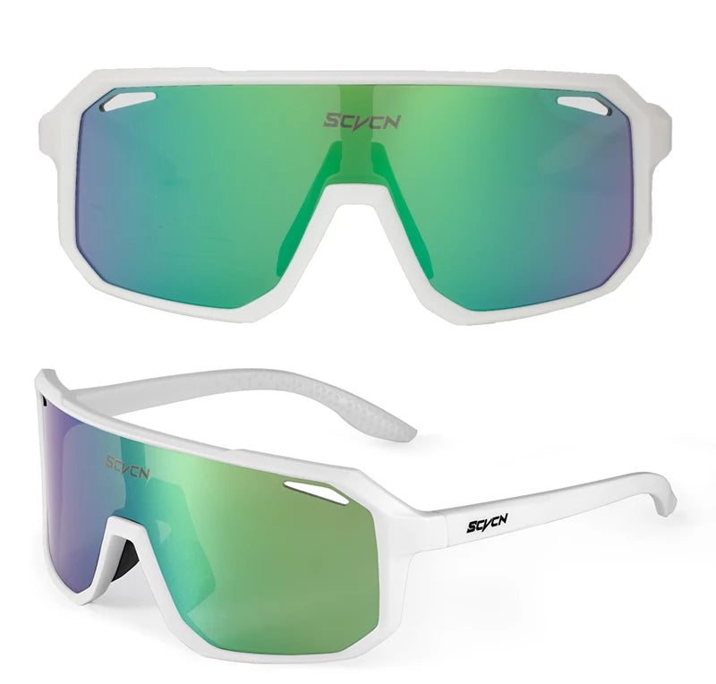 Photochromic Cycling Sunglasses — UV400 Protection, TR-90 Frame, Unisex Sports Eyewear