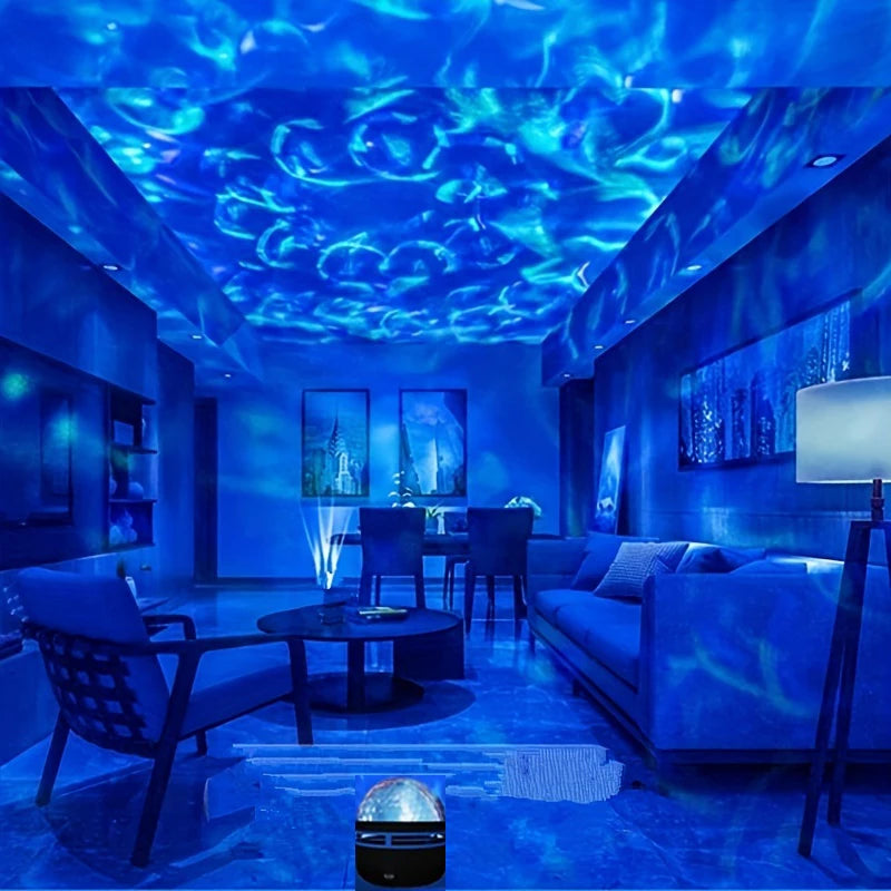 Star Projector – Galaxy, Northern Lights & Ocean Wave Night Light