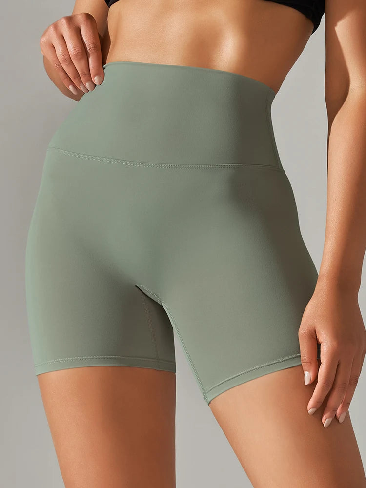 Women's High-Waist Yoga Shorts | Squat-Proof & Quick-Dry
