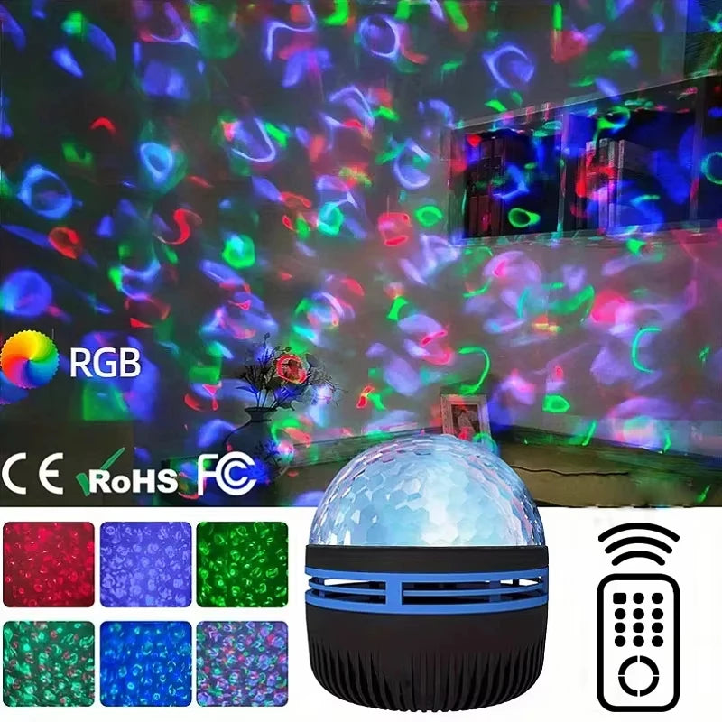 Star Projector – Galaxy, Northern Lights & Ocean Wave Night Light