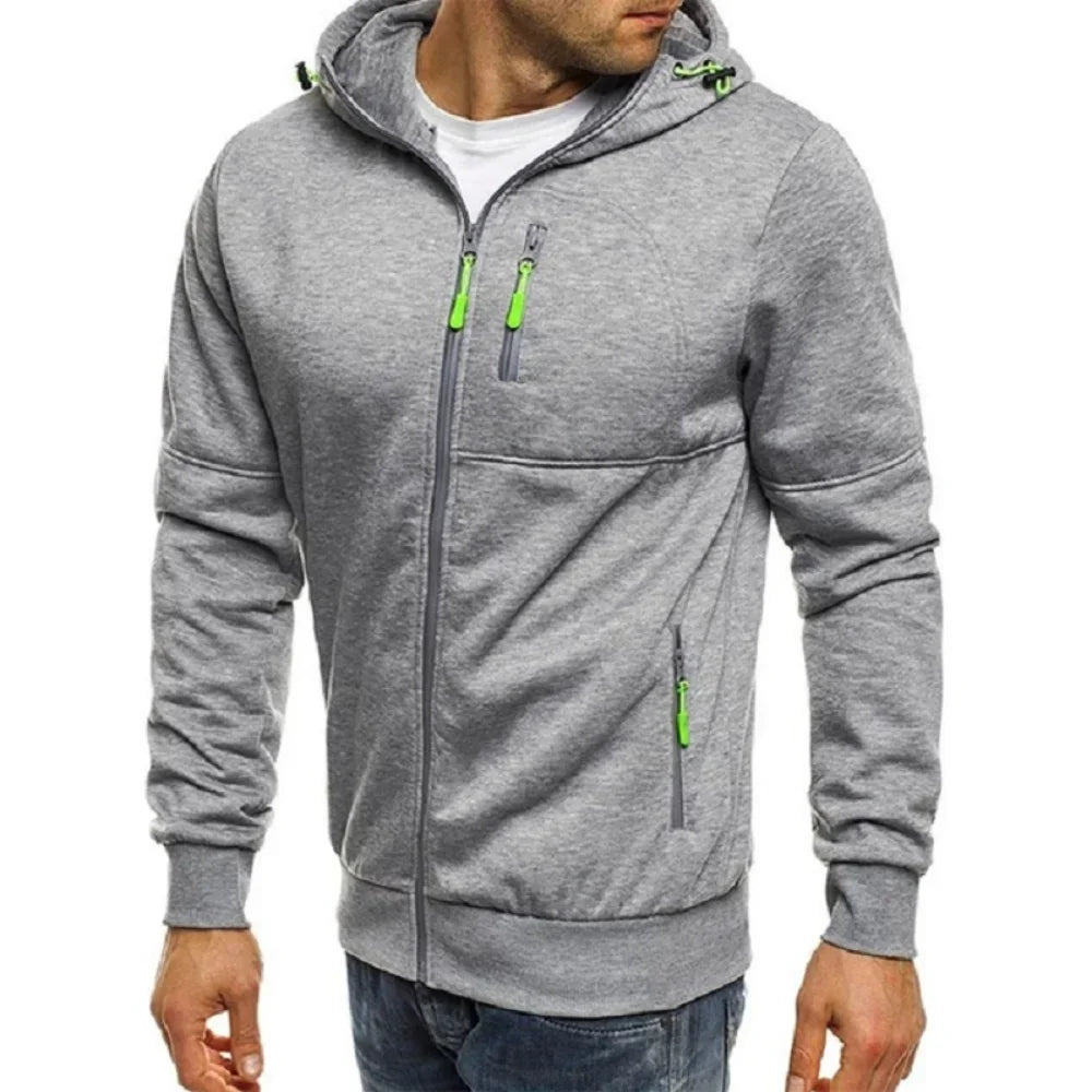 Men's Slim Fit Zip Hoodie