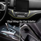 Gloss Black Carbon Fiber Vinyl Wrap