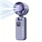 Mini Bladeless Handheld Fan | 120 Wind Speeds | USB Rechargeable Eyelash Fan