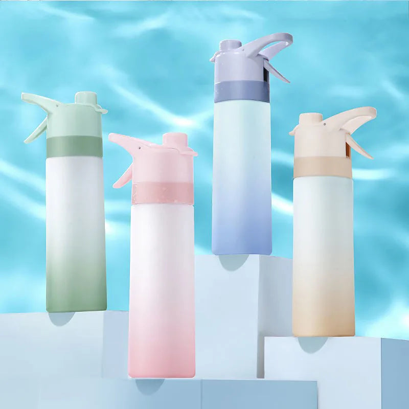 650ml Spray Water Bottle — Cool Mist & Sip, BPA-Free | Gym, Cycling & Outdoor