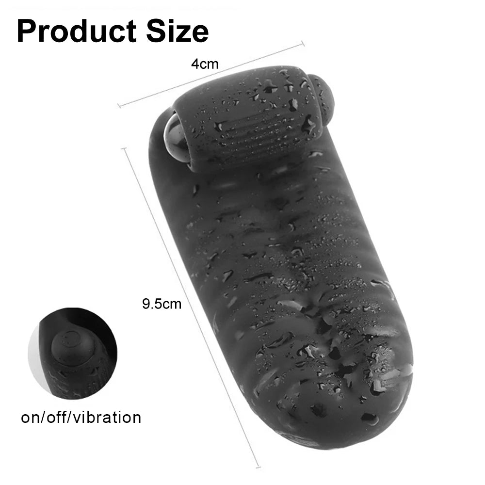 Finger Sleeve Vibrator – Wearable G-Spot & Clitoral Stimulator