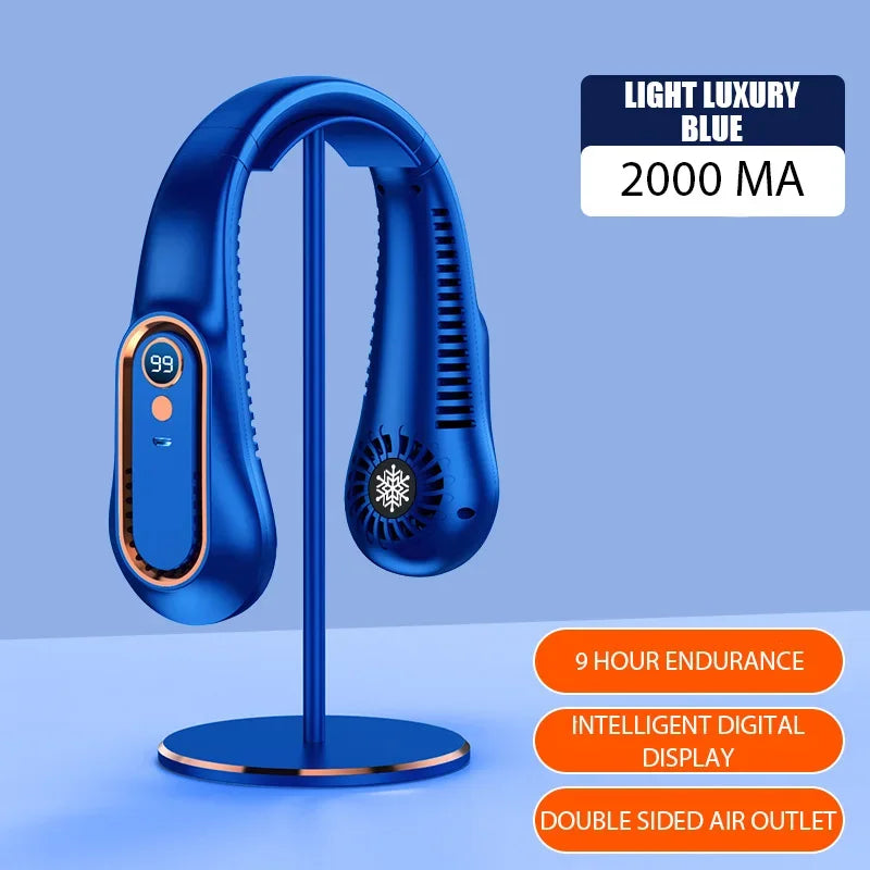 Hanging Neck Fan Digital Display
