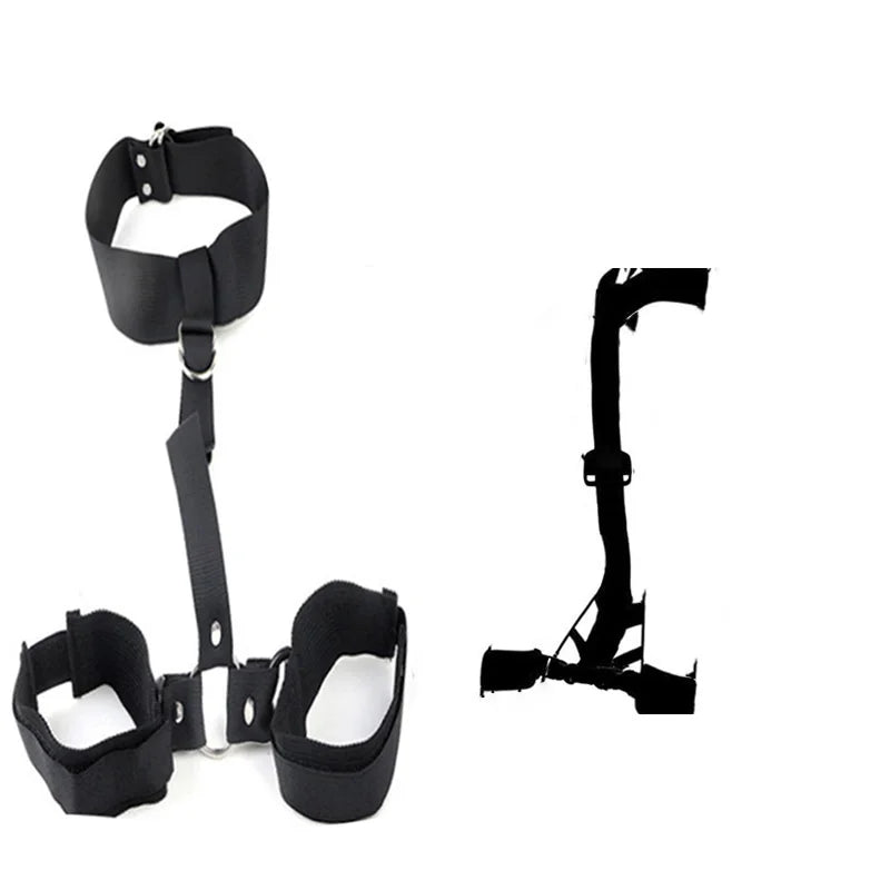 Soft Restraint Cuffs Set | Adjustable Handcuffs & Ankle Cuffs | BDSM Bondage Kit