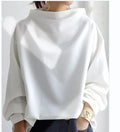 Women's Loose Turtleneck Long Sleeve Top