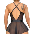 Lingerie Sexy Hot Woman Lace Babydoll Chemise Dress Erotic Underwear Set Lenceria Sexi Porno Costumes Sleepwear Exotic Apparel