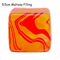 Rainbow Marbled Squishy Cube — Slow-Rise Stress Relief