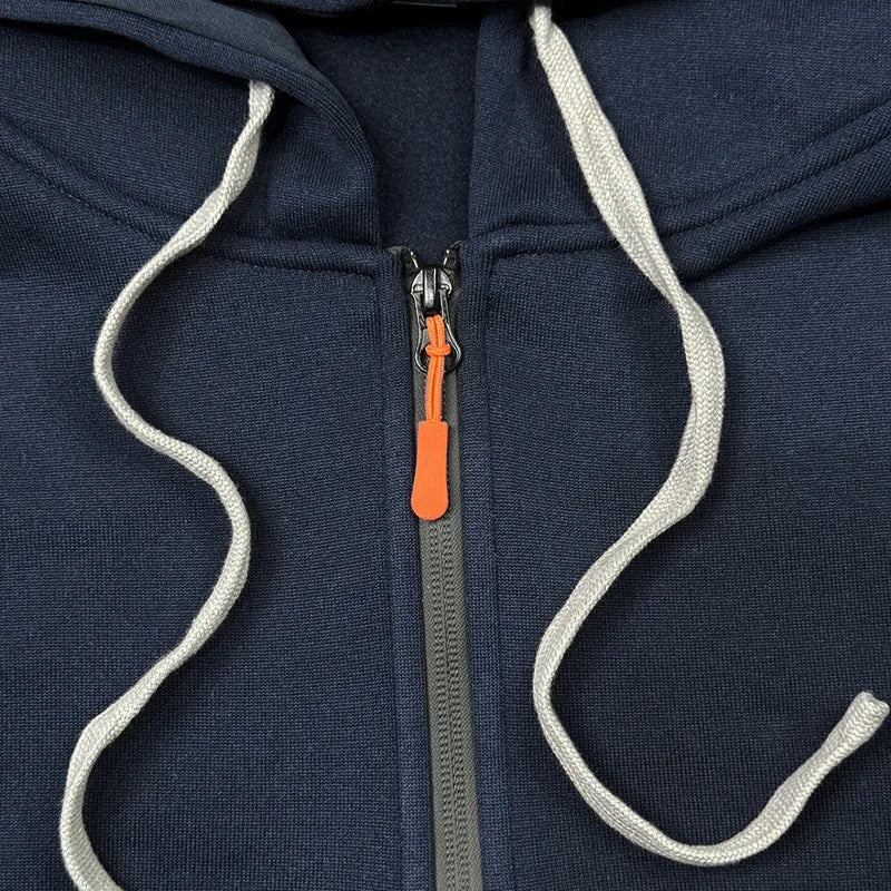 Men's Everyday Fleece Hoodie — Zip Pocket, Pull Rope & Plus Sizes Available