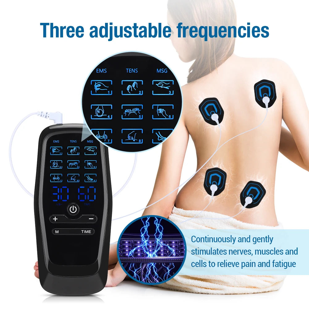 EMS Acupuncture Body Massage Stimulator
