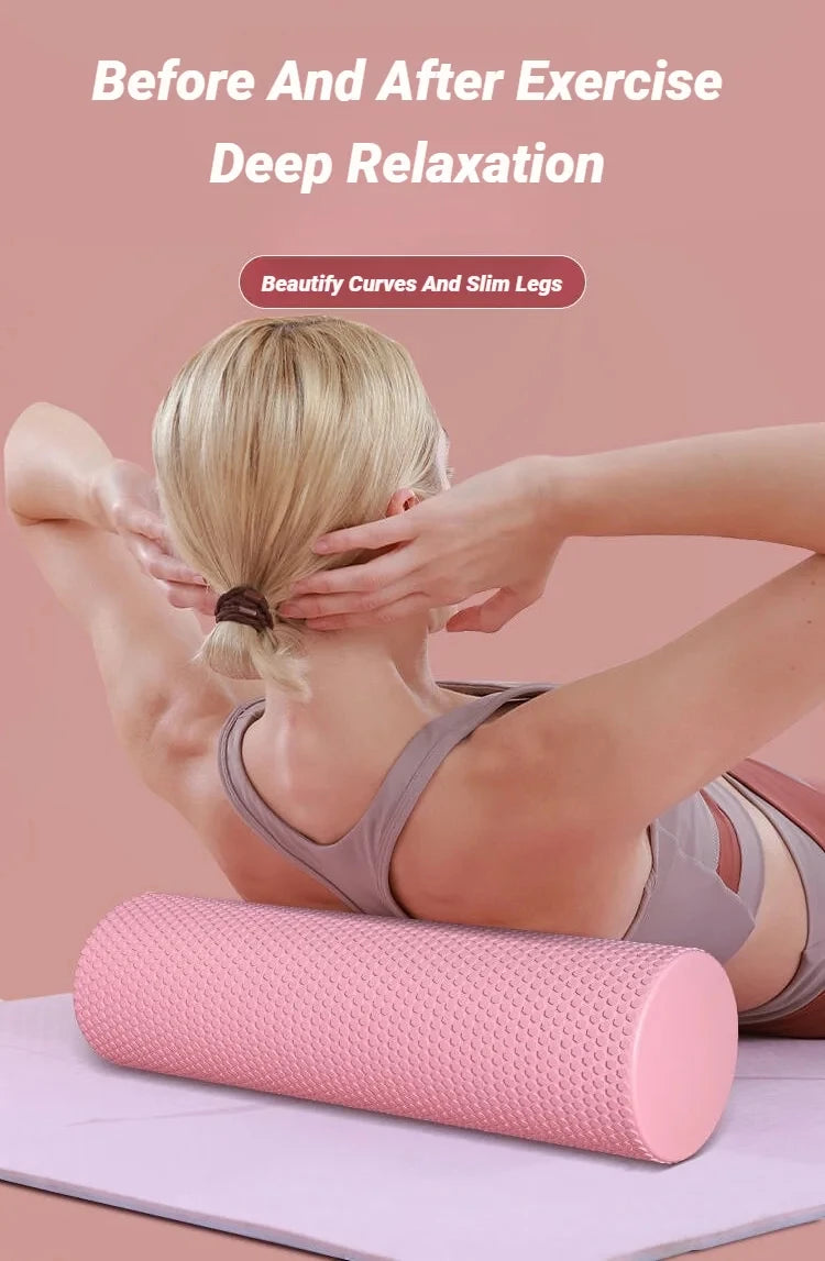 Hexagonal EVA Foam Roller for Pilates & Home Workouts