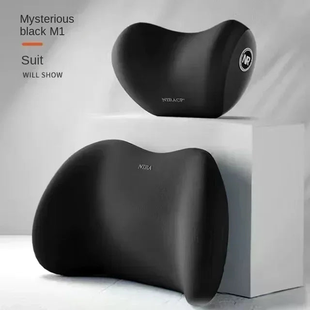 Ergonomic Memory Foam Car Seat & Lumbar Cushion Set
