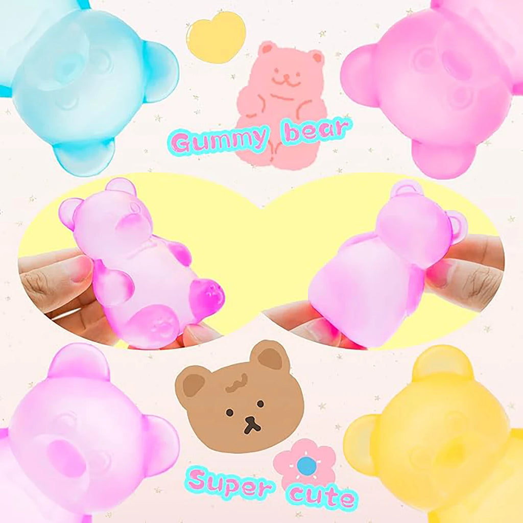 Little Bear Squeeze Stress Ball with Sound – Slow-Rebound Fidget Toy