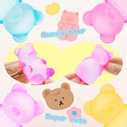 Little Bear Squeeze Stress Ball with Sound – Slow-Rebound Fidget Toy
