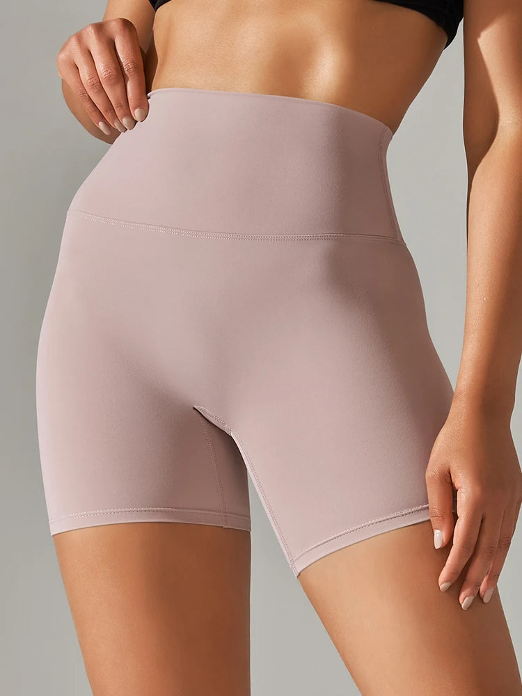 Women's High-Waist Yoga Shorts | Squat-Proof & Quick-Dry
