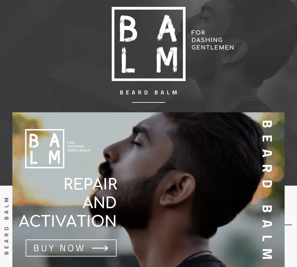 Natural Beard Balm & Growth Oil