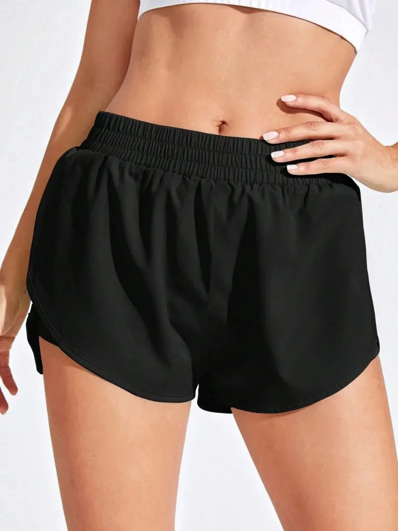 Women's High-Waist Seamless Yoga Shorts