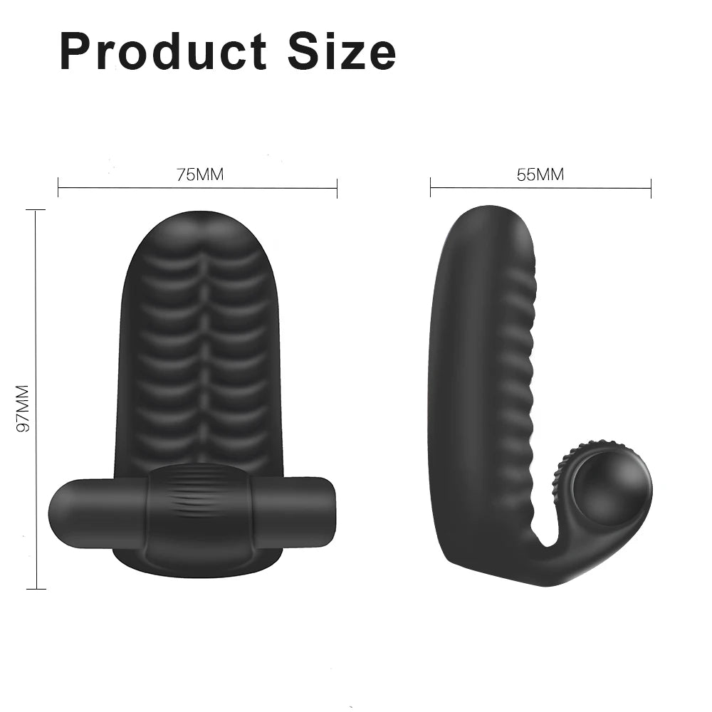 Finger Sleeve Vibrator – Wearable G-Spot & Clitoral Stimulator