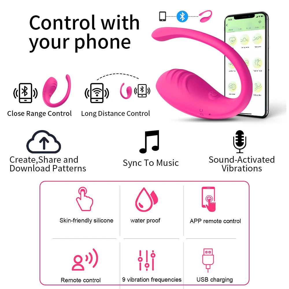 APP Controlled Vibrators
