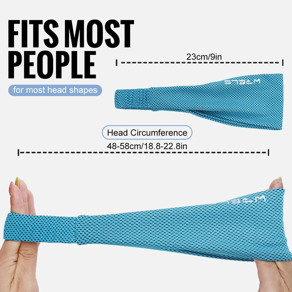 Sweat-Wicking Sport Headband – Non-Slip Running & Tennis