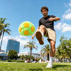 Soccer Footbag Hacky Sack Ball – Soft Fabric, 8cm