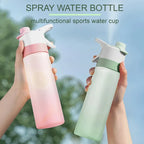 650ml Spray Water Bottle — Cool Mist & Sip, BPA-Free | Gym, Cycling & Outdoor